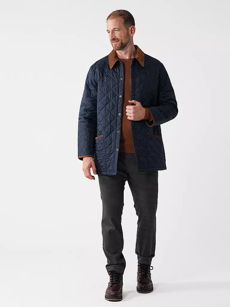 BARBOUR Leichtsteppjacke LIDDESDALE dunkelblau